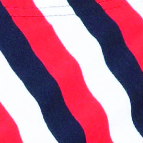 Stripes white / red / dark blue (6010)