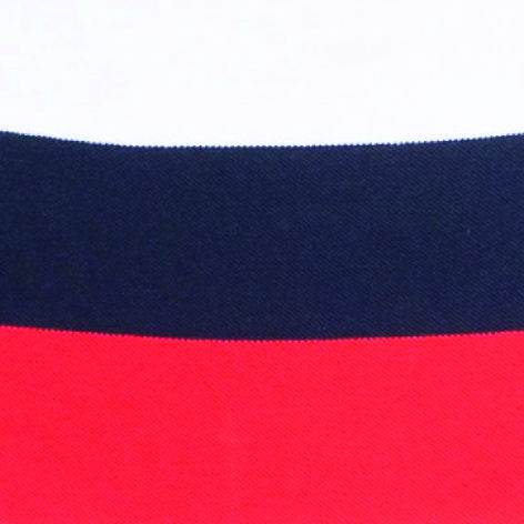 Stripes white / red / dark blue (6011)