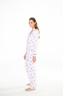 Picture of Women's pajamas with buckles and flower print 