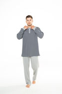Picture of Men's cotton pajamas with buttons