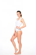 Picture of Women's cotton bodysuit with a wide strap 