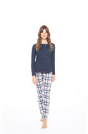 Picture of Women's pajamas with plaid pants 