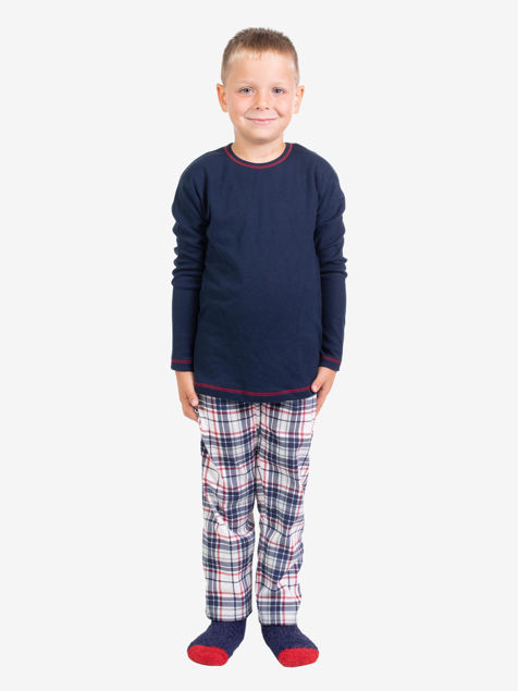 Picture of Boy's pajamas with caro pants 