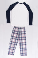 Picture of Boy's women's pajamas with a Christmas print 