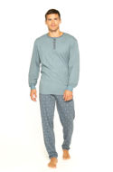 Picture of Muška pidžama dugih rukava s gumbima