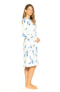 Picture of Women's long-sleeved nightdress with buttons 
