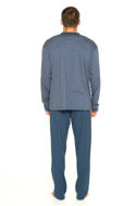 Picture of Men's long-sleeved pajamas with buttons