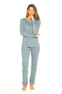 Picture of Women's long modal pajamas with a "V" neckline 