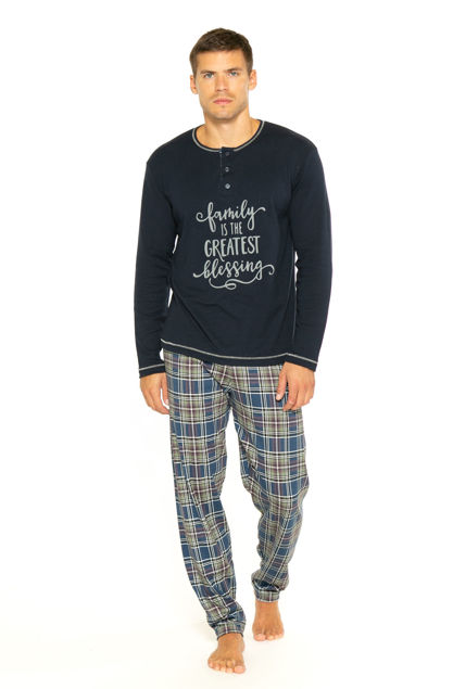 Picture of Men's pajamas with caro pants 