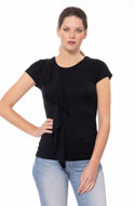 Picture of Galeb women's short sleeve t-shirt with frill