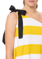 Picture of Ženska haljina na jedno rame s mašnom