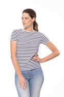 Picture of Galeb women's short-sleeved striped shirt
