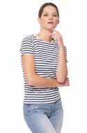 Picture of Galeb ženska majica na pruge kratkih rukava