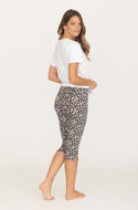 Picture of Women's pajamas with short sleeves in leopard print