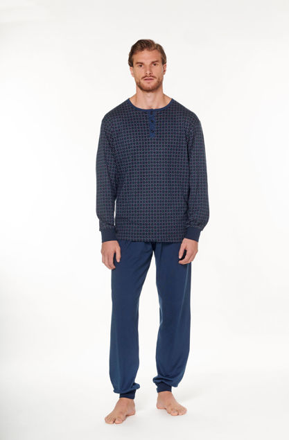 Picture of Galeb muška pidžama dugih rukava s gumbima