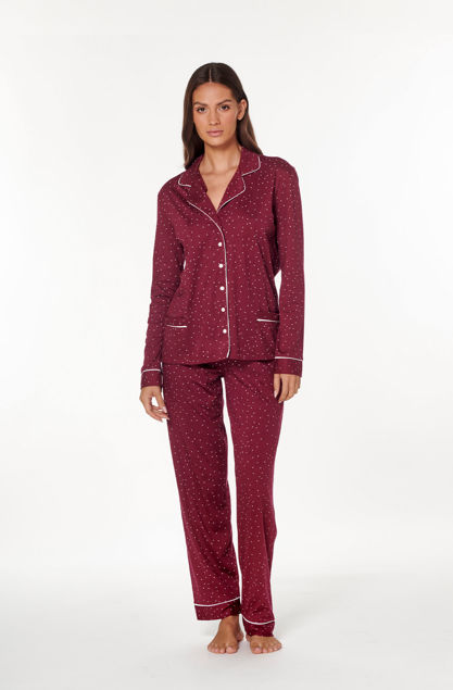 Picture of Ženska pidžama na kopčanje s kragnom Galeb