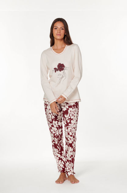 Picture of Ženska pidžama V izrez Galeb