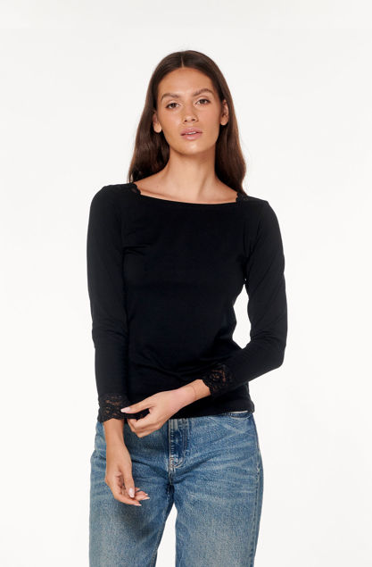 Picture of Ženska majica s čipkom