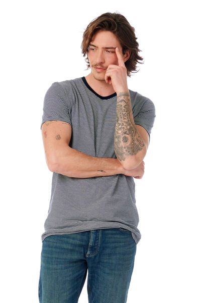 Picture of Muška polo majica kratkih rukava na prugice