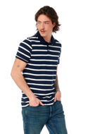 Picture of Muška polo majica kratkih rukava na prugice