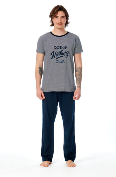 Picture of Dvodijelna muška pidžama s dugim hlačama