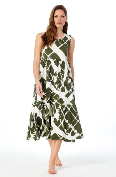 Picture of Haljina naramenica s 3 volana