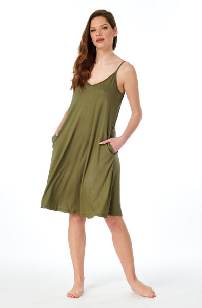 Picture of Ženska haljina na tanke naramenice A kroja